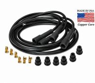 Spark plug wire set 4 Cylinder Tractor - USA Made Premium Copper Core